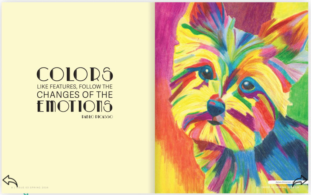Artboard Magazine University of Arts & Design student led magazine Issue 3 Color Issue Color Pencils